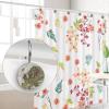 12-Pack Decorative Shower Curtain Hooks, Stainless Steel Rings, Retro Nautical Map view 4