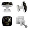 Crescent Moon and Sleeping Sun Drawer Knobs, 4-Piece Set view 4