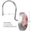 12-Pack Decorative Stainless Steel Shower Curtain Hooks, Happy Halloween Pumpkin view 3