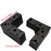 XUNFAKE Set of 4 Plastic Furniture Risers, Black, 7.5 cm/2.95 in view 2