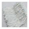 Sparrow Angel 17 cm Fringe Trim, Laser Tassel Fringe for Show Clothing, Crafts, Dresses, Skirts & Decoration (White AB, 1 Yard) view 1