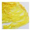 Sparrow Angel 17 cm Fringe Trim, Laser Tassel Fringe for Show Clothing, Crafts, Dresses, Skirts & Decoration (White AB, 1 Yard) view 2