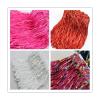 Sparrow Angel 17 cm Fringe Trim, Laser Tassel Fringe for Show Clothing, Crafts, Dresses, Skirts & Decoration (White AB, 1 Yard) view 4