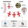 Henbrandt St. George's Cross Party Bunting, 10 m, 20 England Flags view 3