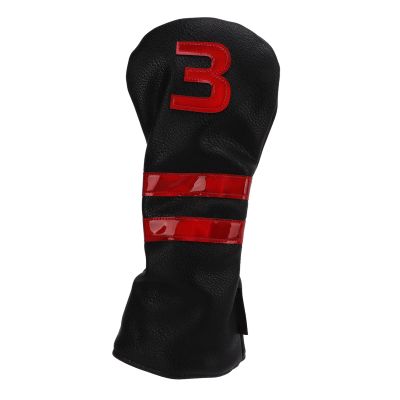 Alvinlite Golf Club Headcovers, Numbered 3, Black