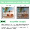 Magnetic Fly Screen Door/Window Curtain, No-Drill Adhesive Installation view 4