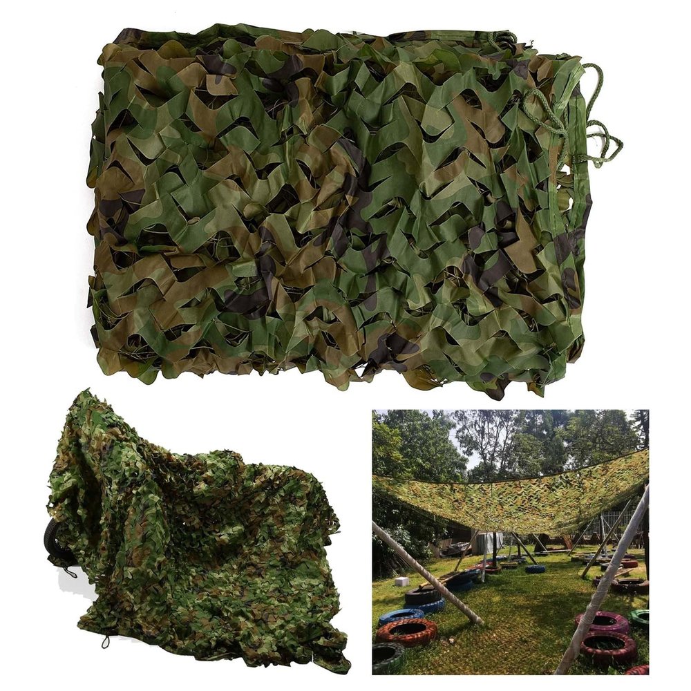 Reinforced Jungle Camouflage Net, 8 x 10 m (26.2 x 32.8 ft)