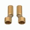 BiaoTeng S-Connection 1/2–3/4 in. Brass Angle Valve Adapter, Gold B view 1