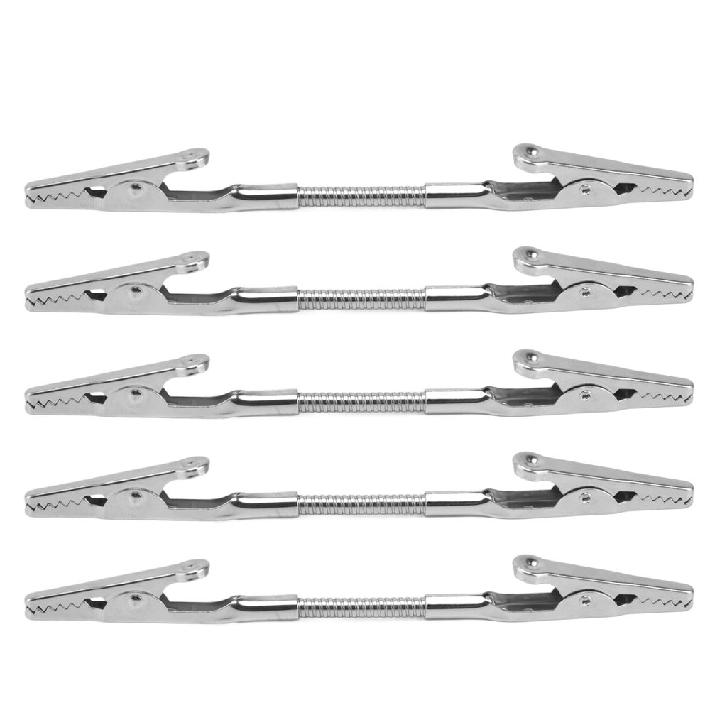 Bewinner 5-Pack Double-Headed Alligator Clips