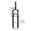 LYYCX MTB Air Suspension Fork, 26/27.5/29 in, 120 mm Travel (Color C, 27.5 in) view 2