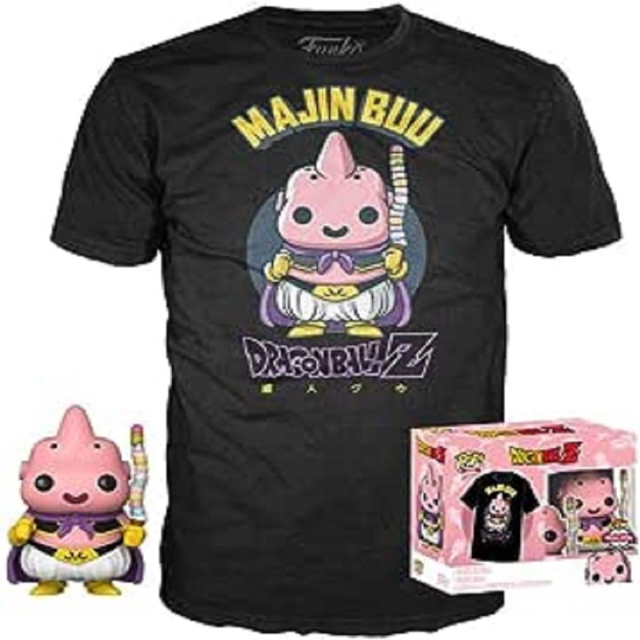 Funko Dragon Ball Z - POP N xx Bobblehead Buu with Ice Cream + T-Shirt (M)