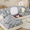 ZZDZW Stretch Sofa Seat Cushion Cover for L-Shaped Sofas view 3