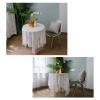 DIoFent Lace Dining Tablecloth, 100% Cotton, Shabby Chic, Rectangular, 3 Colors view 2