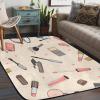 Fashion Cosmetic Pattern Non-Slip Shaggy Area Rug view 1