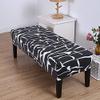 Stretch Bench Cover, Extra-Long Shoe Bench and Ottoman Slipcover view 1