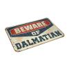 Man Cave Rules Beware of Dalmatian Doormat, Entrance Mat, Outdoor Rug (50 x 80 cm) view 3