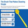 Carlisle FoodService Products Scrub Brush, Yellow view 3
