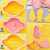 8-Piece Space-Themed Plastic Cookie Cutter Set view 4