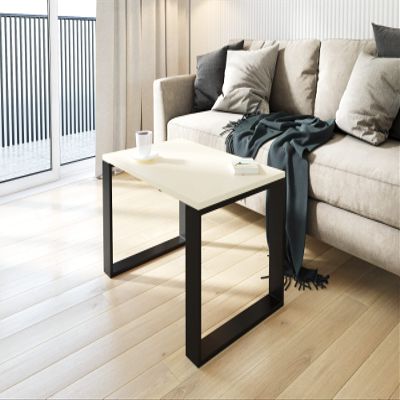 AKKE Coffee Table, Side Table, Vanilla, 90 x 50 x 55