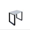 AKKE Coffee Table, Living Room Table, Side Table, Light Gray, 100 x 50 x 45 cm view 2