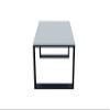 AKKE Coffee Table, Living Room Table, Side Table, Light Gray, 100 x 50 x 45 cm view 3