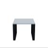 AKKE Coffee Table, Living Room Table, Side Table, Light Gray, 100 x 50 x 45 cm view 4