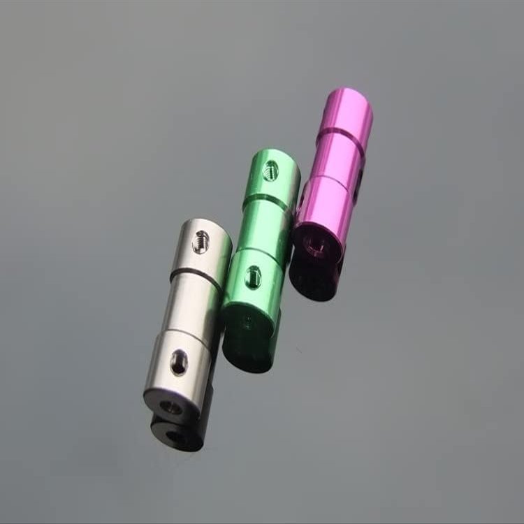 10 mm x 25 mm Aluminum Alloy Shaft Coupling, Purple, 3.17 mm to 4 mm