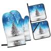 Christmas Tree Oven Mitt and Pot Holder Set, 4-Piece view 2