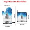 Christmas Tree Oven Mitt and Pot Holder Set, 4-Piece view 4