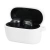 Silicone Case Compatible with Jabra Elite 75t, Shockproof Waterproof Earbud Cover with Carabiner view 2