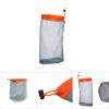 Pilipane Ultralight Mesh Drawstring Bag, Nylon Storage Bag for Outdoor Activities, Travel, Hiking, Camping, and Toy Collection (M, Orange) view 3