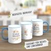FunTasstic “I Hate People” Ceramic Coffee Mug, Double-Sided Print, 330 ml, Cambridge Blue view 2