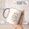 FunTasstic “I Hate People” Ceramic Coffee Mug, Double-Sided Print, 330 ml, Cambridge Blue view 4
