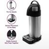 Andrew James Airpot Drip Tray for 3-Liter Round Airpots, 13 x 8 x 4 cm view 3