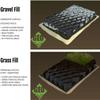 OWIEN 2-Inch-High Geocell Ground Grid for Grass, Sand, Gravel, Stone, Concrete, and Mud, Flexible Foldable Polyethylene Gravel Grid, Easy to Install and Cut, 2 m x 7 m view 4