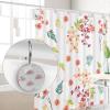 12-Pack Decorative Shower Curtain Hooks, Stainless Steel Rings with Pink Pig, Cloud and Star Charms view 4