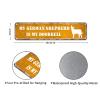 Pug Street Custom Metal Sign – “Dog Is My Doorbell,” 30.5 x 7.6 cm view 2