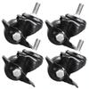 BOCbco Heavy-Duty Swivel Casters with Brake, M10 Thread, Nylon Wheels, 1.5 and 2 in view 1