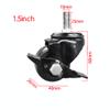 BOCbco Heavy-Duty Swivel Casters with Brake, M10 Thread, Nylon Wheels, 1.5 and 2 in view 2