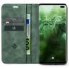LBH Flip Case for Samsung Galaxy S10+, Green, with Card and Cash Compartments view 2