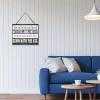 Rustic Personalized Wooden Sign, Inspirational Quote, 20.3 x 25.4 cm, “The Wolf Also Shall Dwell with the Lamb...” Farmhouse Style view 3