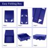 DaiJoob Gift Box with Lid, 26.7 x 19.1 x 7.9 cm, Ribbon and Magnetic Closure, Blue view 3
