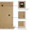 RahmenMax Jersey Wooden Picture Frame 30 x 46 cm, Custom Sizes Available, Gold Puzzle Frame with Acrylic Glass and White Backing view 2