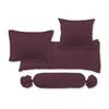 sleepling Satin Pillowcase, 100% Cotton, 35 x 40 cm, Plum view 2
