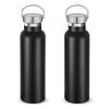 Volhoply 600 ml Stainless Steel Water Bottle, 2-Pack, Double-Wall Vacuum-Insulated, Leakproof, Black view 1