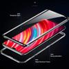Magnetic Metal Frame Case for HONOR X8 (6.7"), Silver view 2