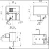 Kigauru SK-12F14G4 Slide Switch, 10-Pack, 2-Position, 1P2T, Horizontal Right-Angle PCB Panel Mount view 4