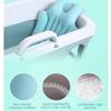 DKULMN Full-Body Bath Pillow, Non-Slip Foldable Cushion, Blue view 3