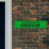 Oregon State Metal Wall Sign – “Back Home Again in Oregon,” 61 × 15.2 cm view 3