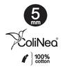 ColiNea 5 mm Cotton Cord with Cotton Core, 100 m, Mustard view 2